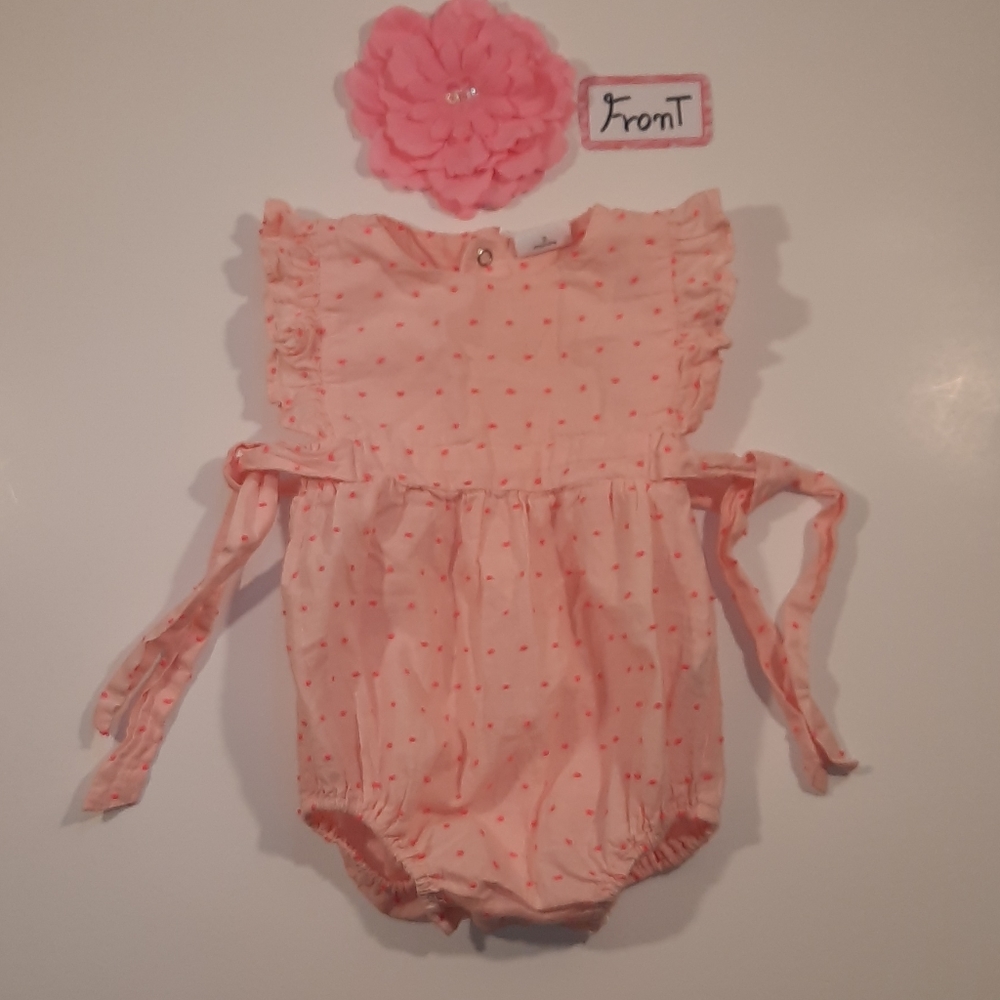 egg by susan Lazar, baby girl Striped Bloomer top.